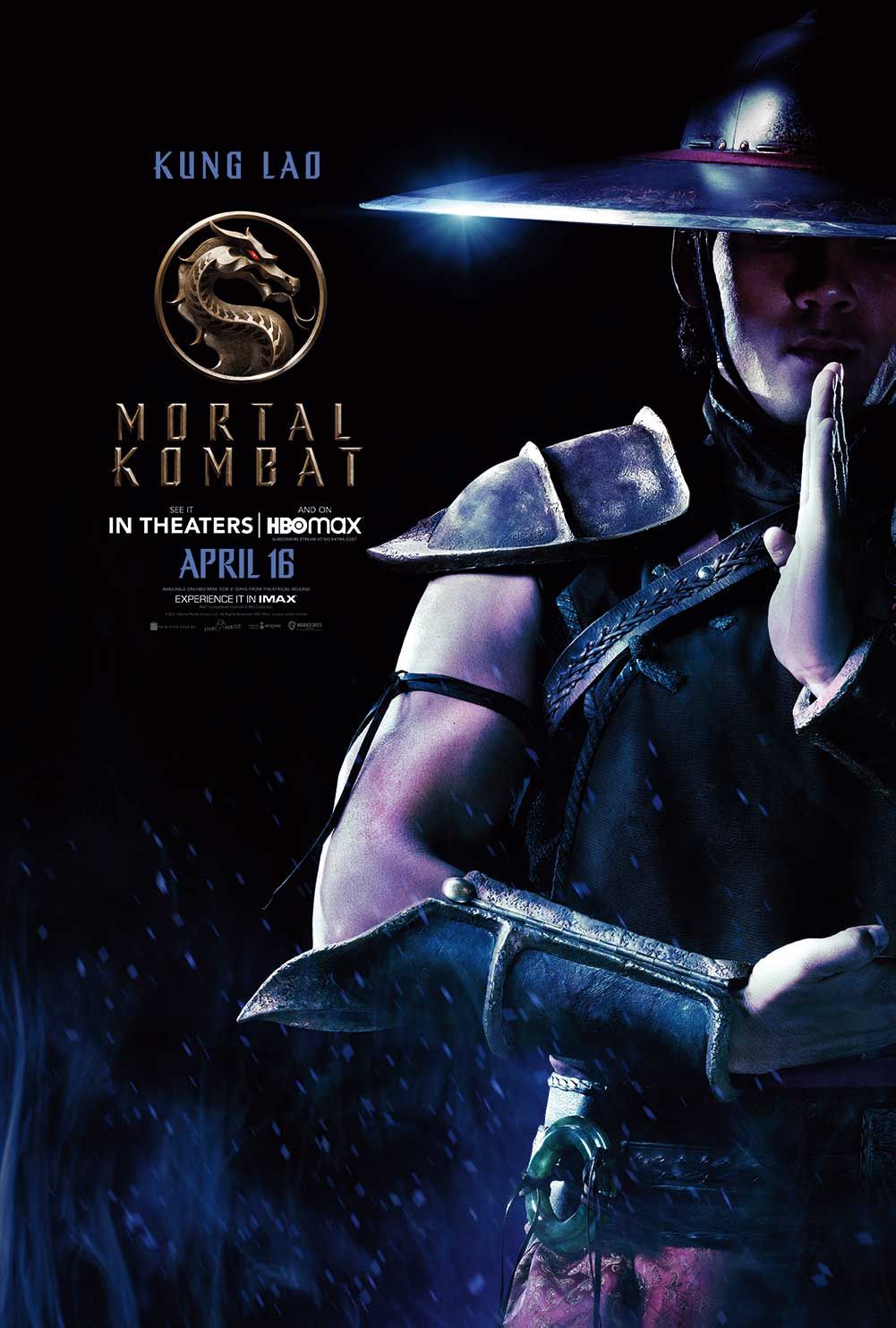 Max Huang as Kung Lao in "Mortal Kombat." © Warner Bros.