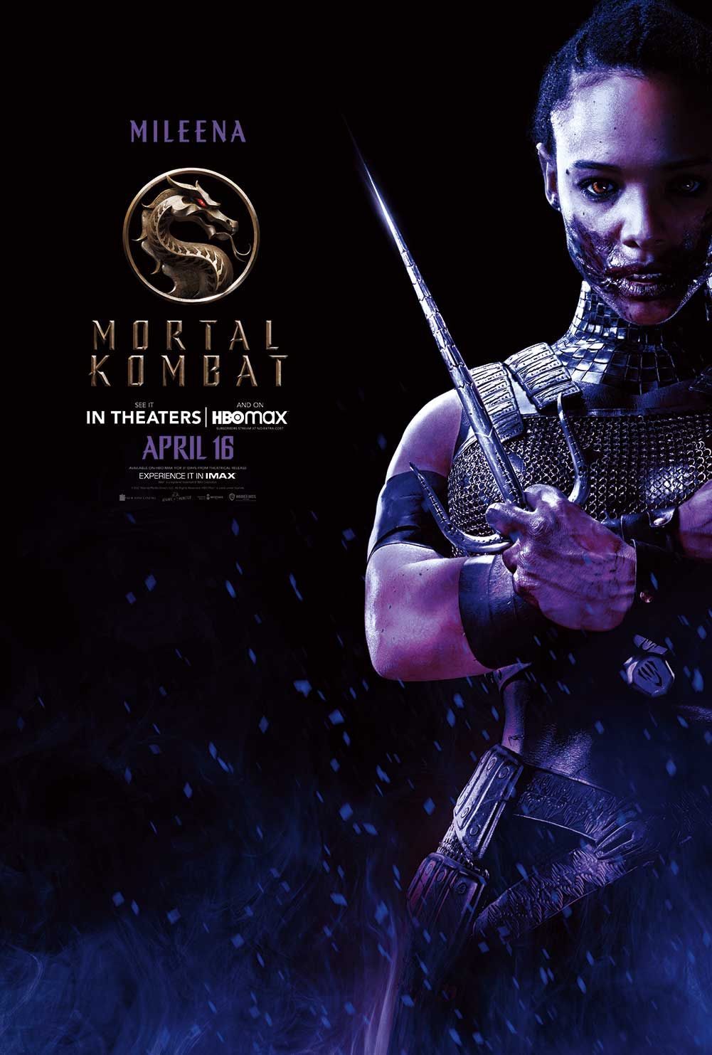 Sisi Stringer as Mileena in "Mortal Kombat." © Warner Bros.
