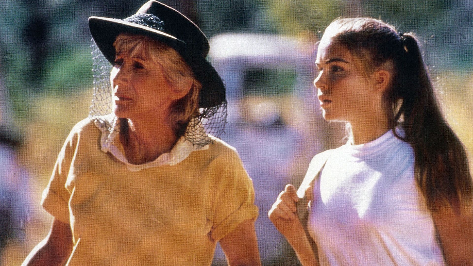 OVER THE HILL, from left: Olympia Dukakis, Pippa Grandison, 1992.