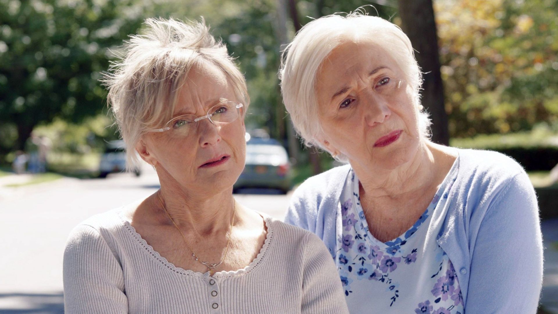 CHANGE IN THE AIR, from left: Mary Beth Hurt, Olympia Dukakis, 2018.
