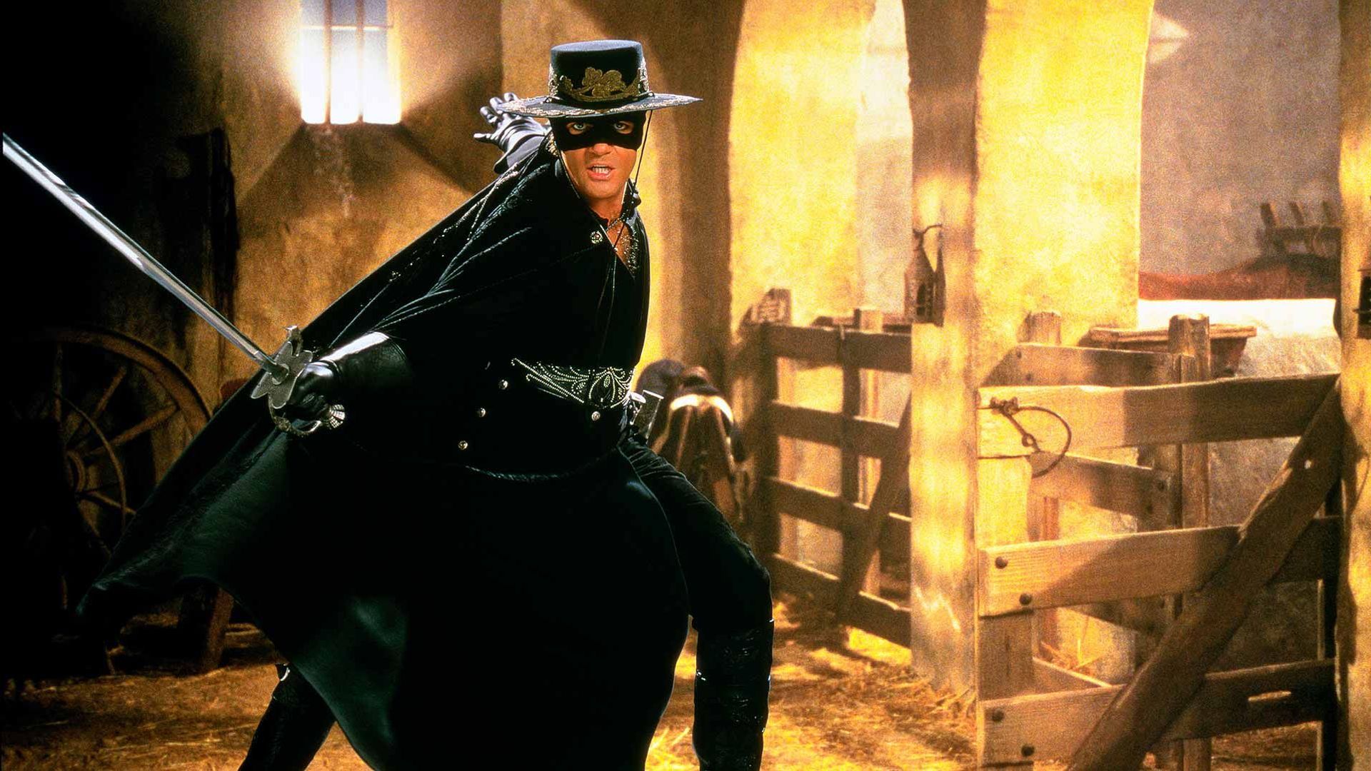 Antonio Banderas in "The Mask of Zorro."