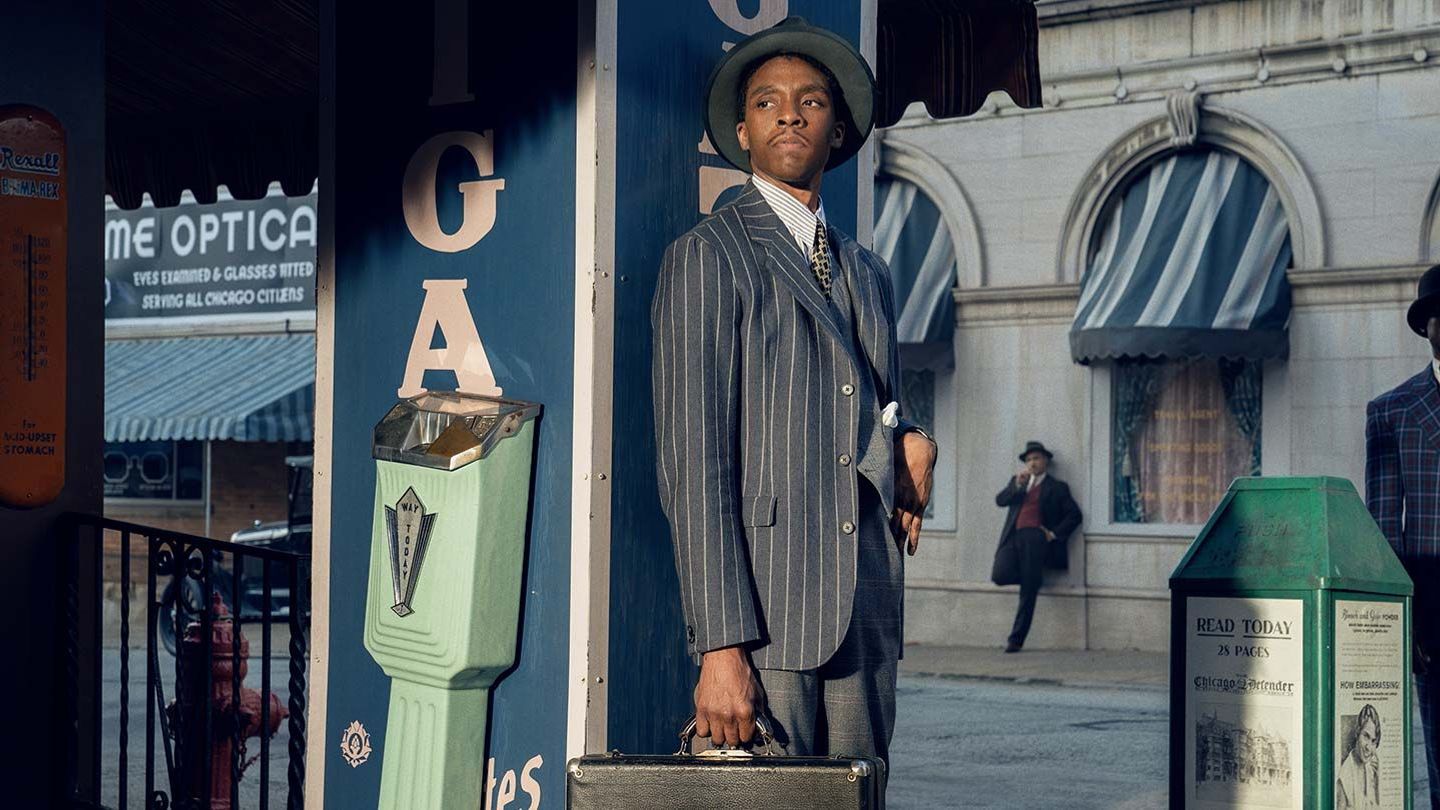 Chadwick Boseman in "Ma Rainey's Black Bottom."
