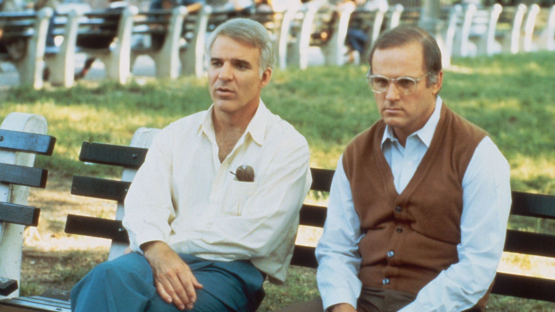 Steve Martin and Charles Grodin in "The Lonely Guy."