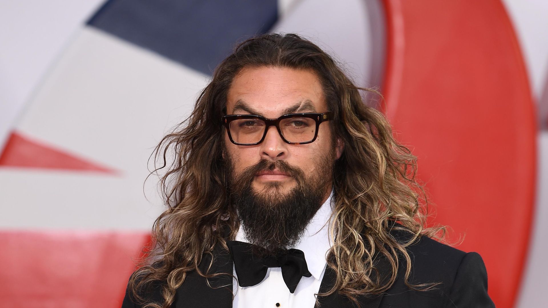Jason Momoa attends the World Premiere of "NO TIME TO DIE"