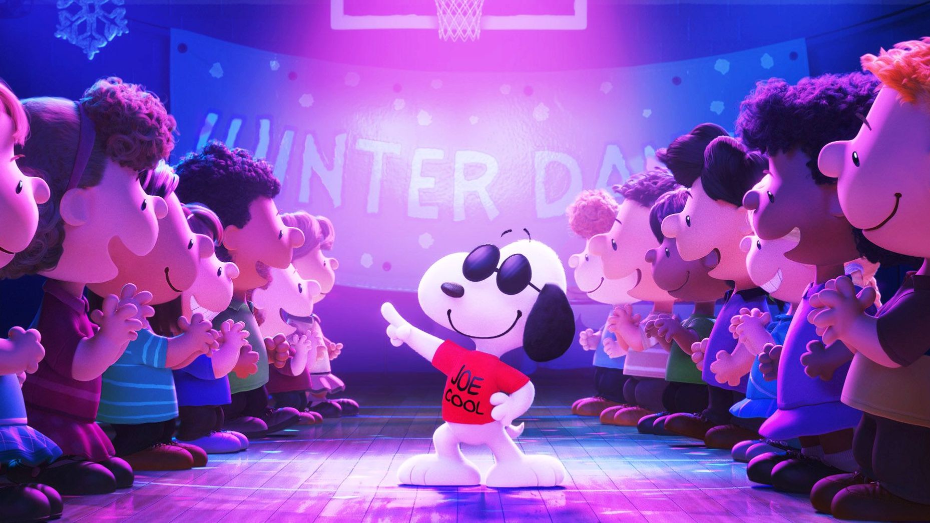Snoopy from "The Peanuts Movie."