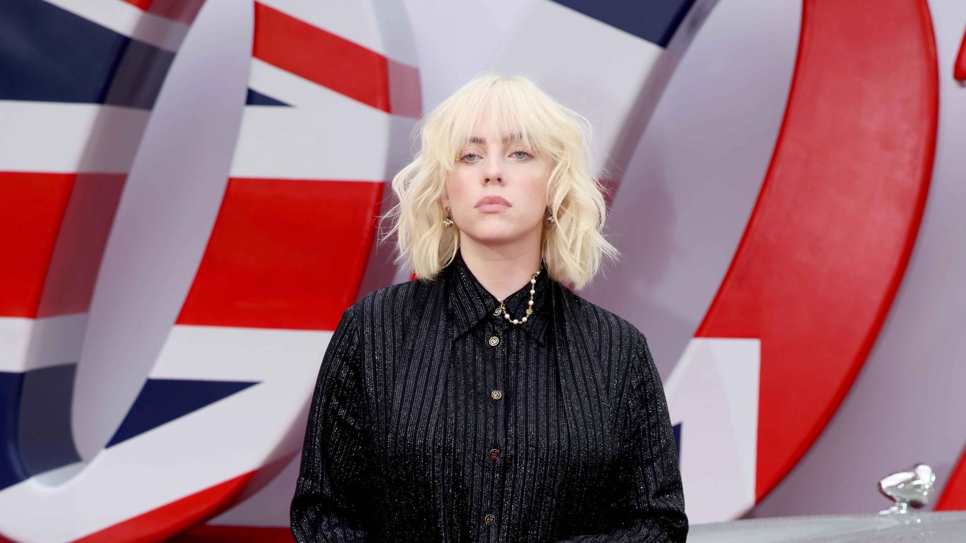 Billie Eilish attends the World Premiere of "NO TIME TO DIE"