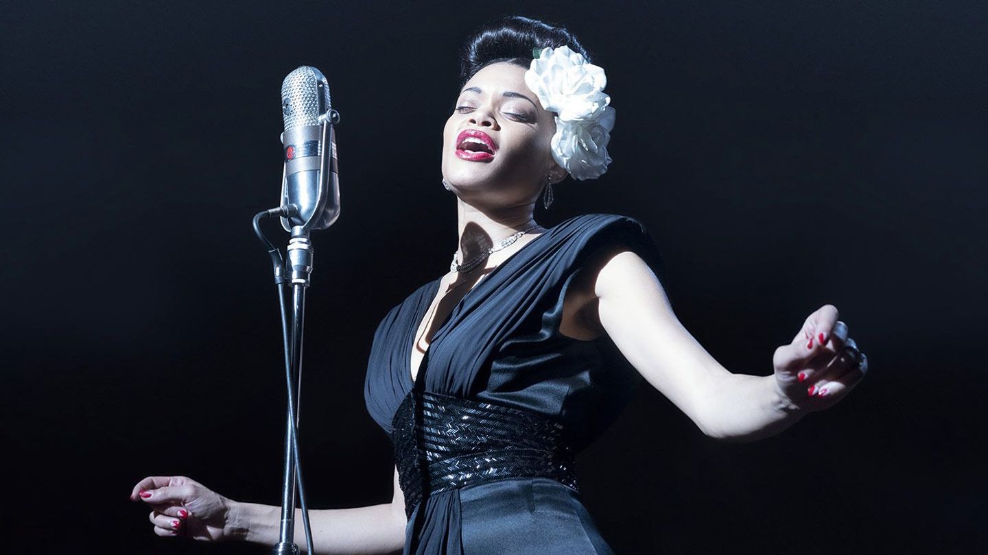 Andra Day in "The United States vs. Billie Holiday."