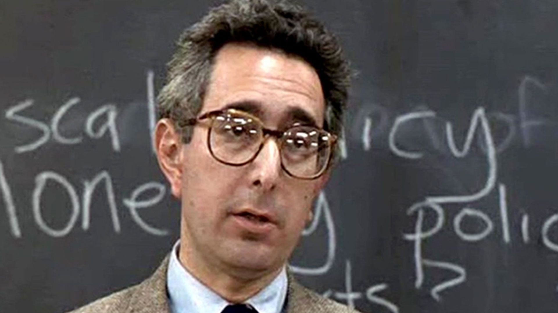 Ben Stein in "Ferris Bueller's Day Off."