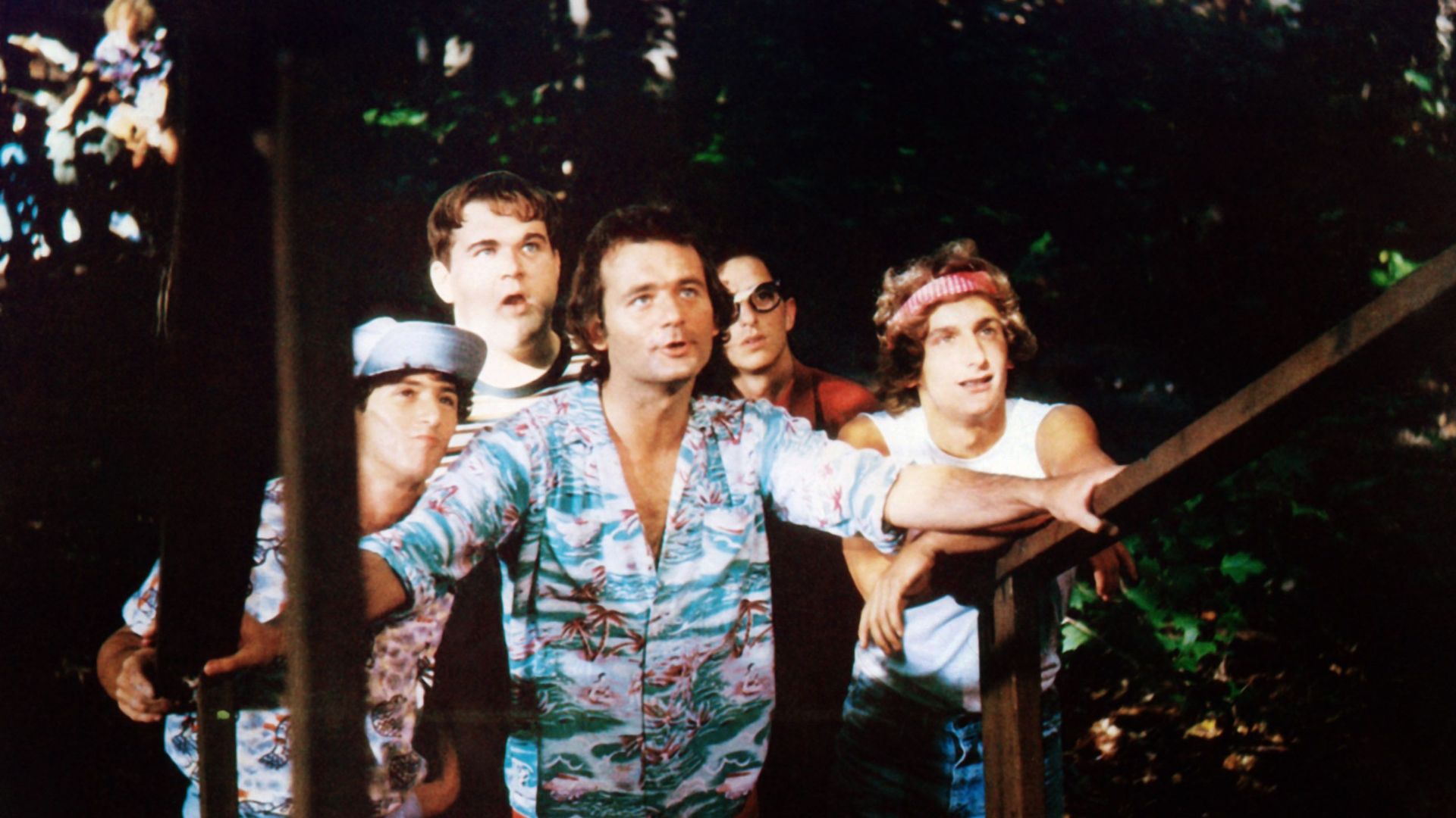 Todd Hoffman, Keith Knight, Bill Murray, Jack Blum and Matt Craven in "Meatballs."