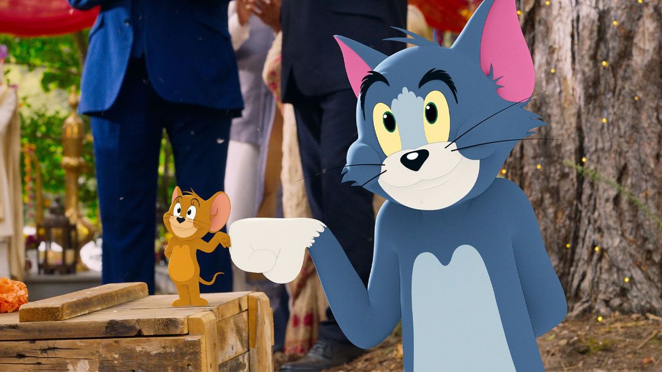 Jerry Mouse and Tom Cat in "Tom & Jerry"