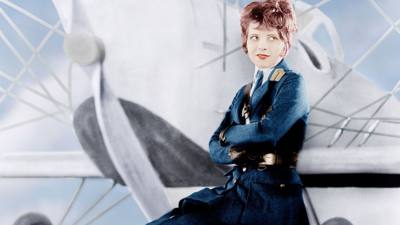 Best Picture Winners - Clara Bow in poster art for "Wings."