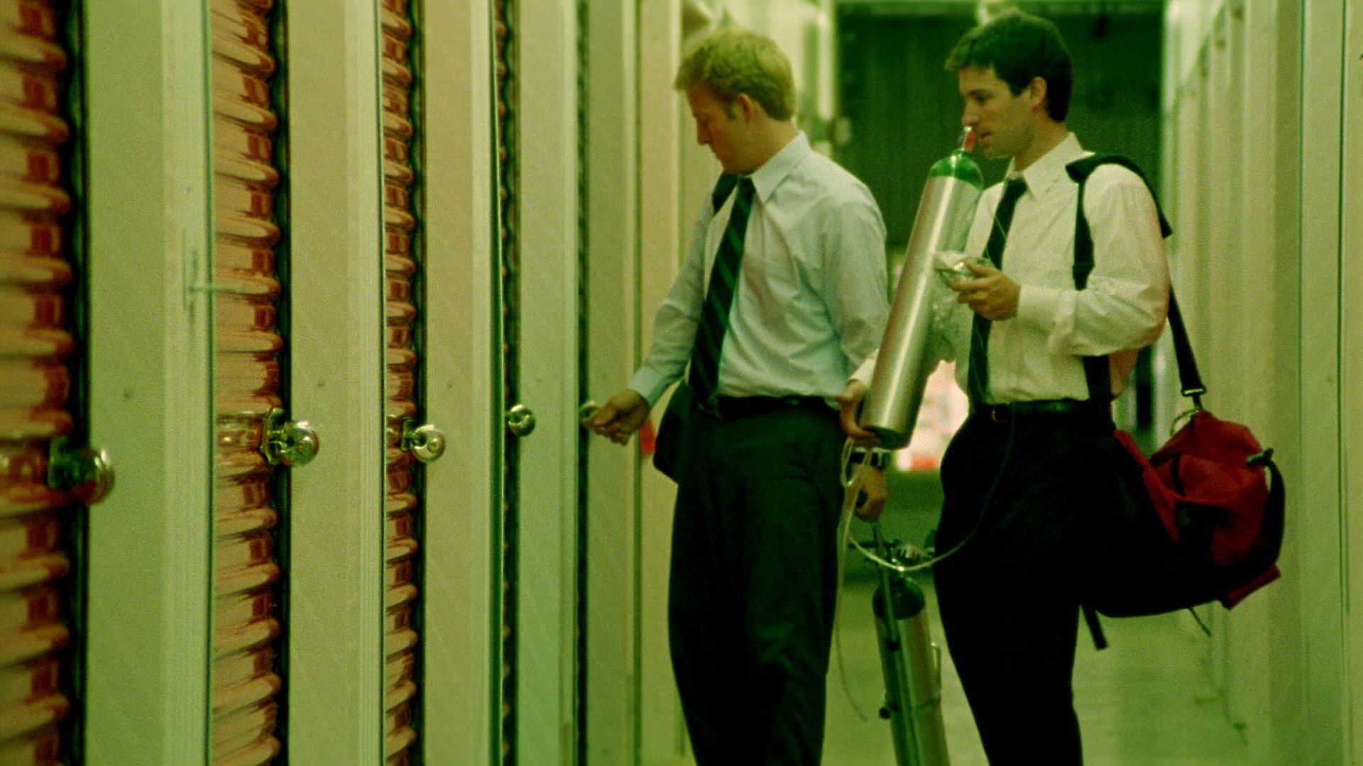 David Sullivan and Shane Carruth in "Primer."