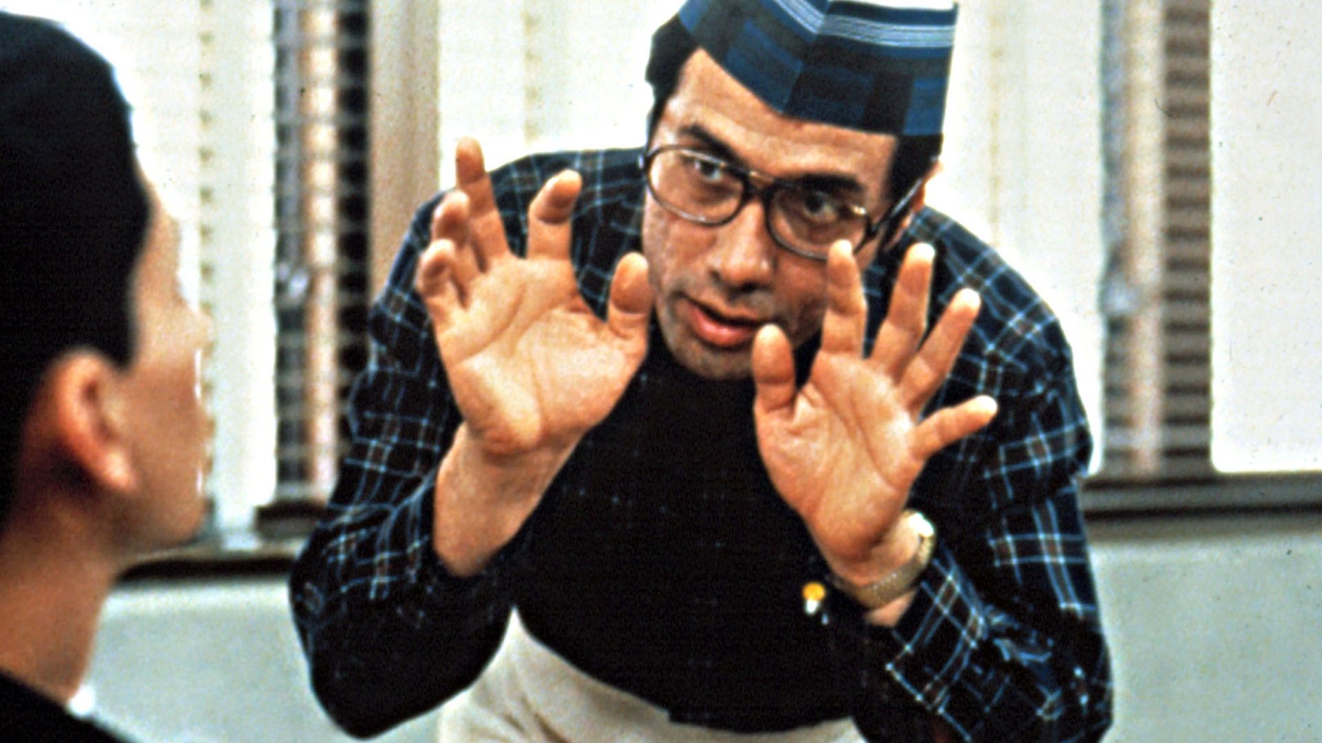 Edward James Olmos in "Stand and Deliver."