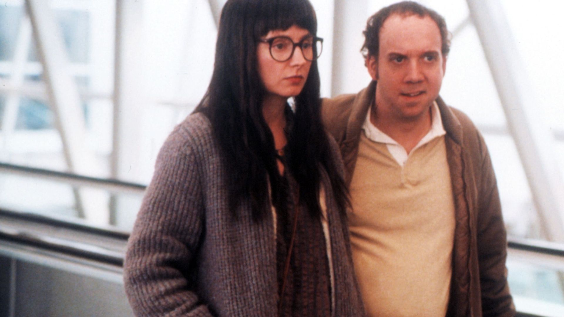 Hope Davis and Paul Giamatti in "American Splendor."