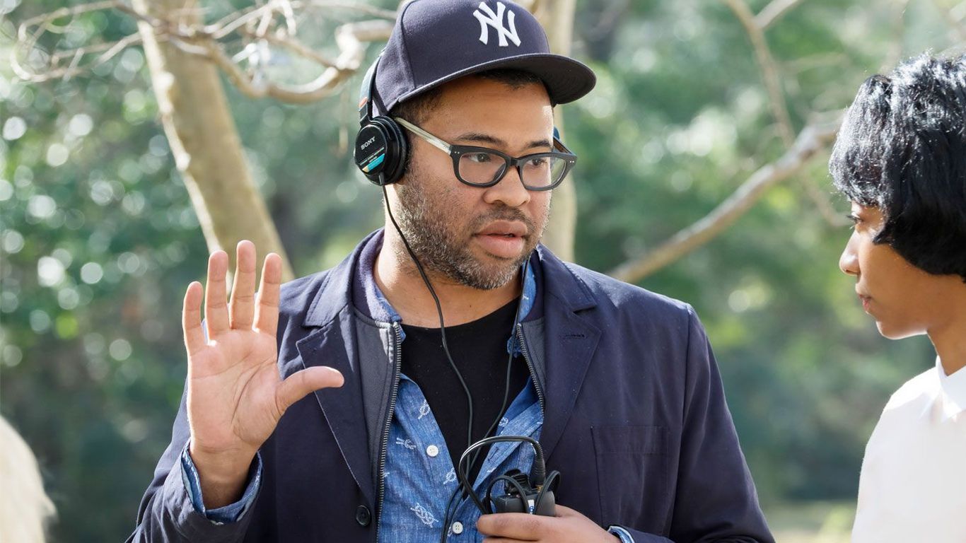Jordan Peele on the set of "Get Out."