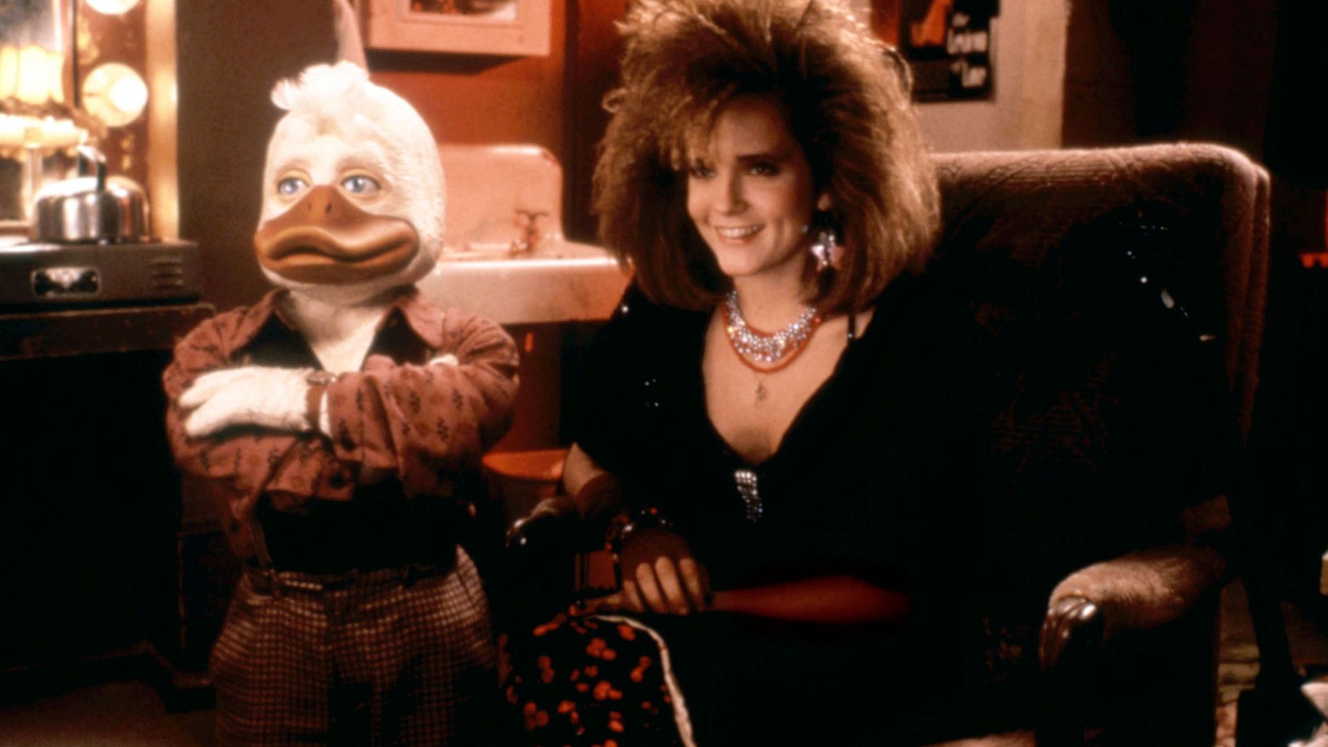Lea Thompson in "Howard the Duck."