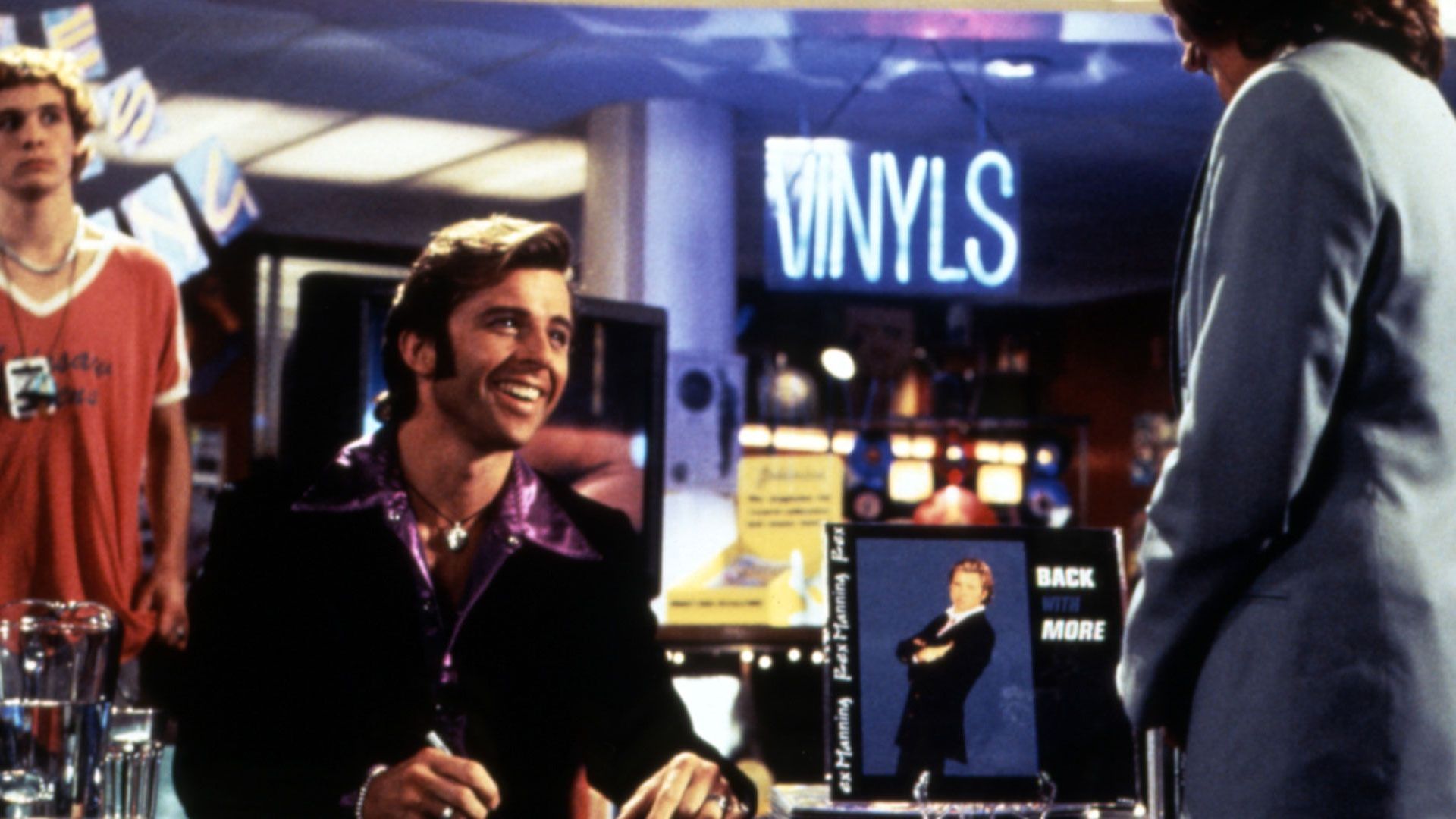 Maxwell Caulfield as Rex Manning in "Empire Records."