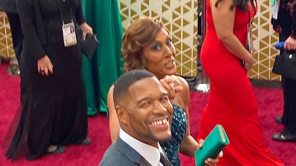 Michael Strahan at the 92nd Academy Awards in Hollywood, CA.