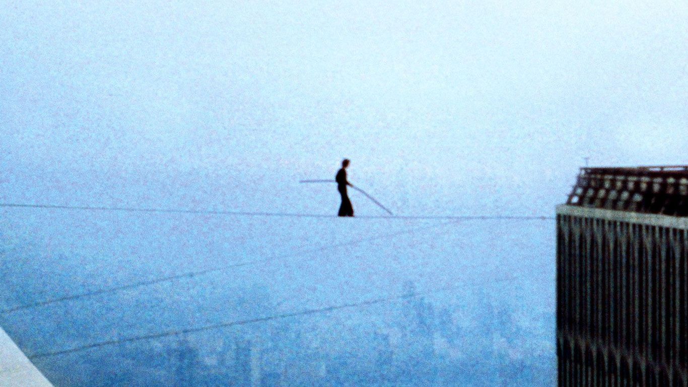 Philippe Petit in "Man on Wire."