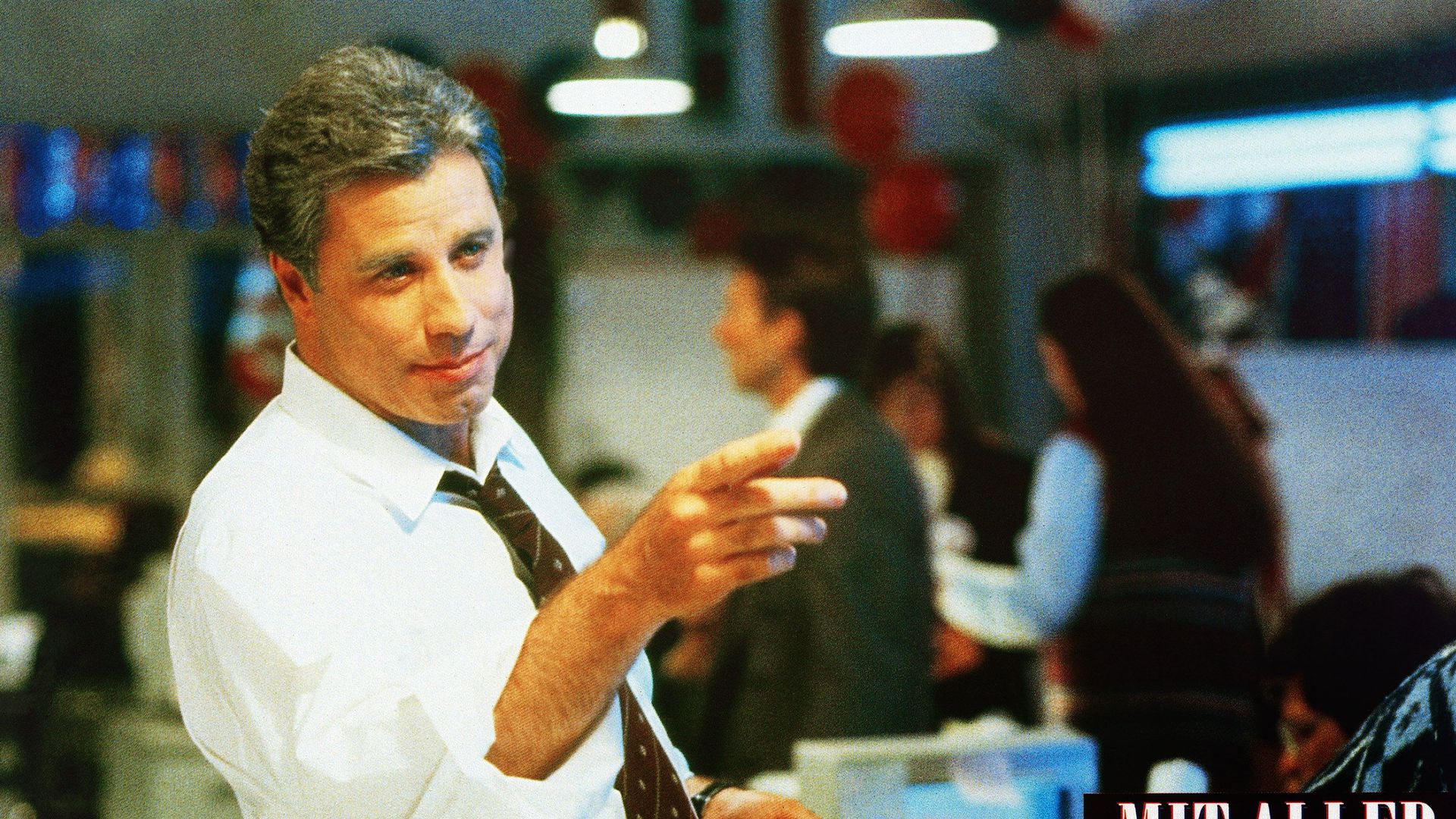 John Travolta in "Primary Colors."