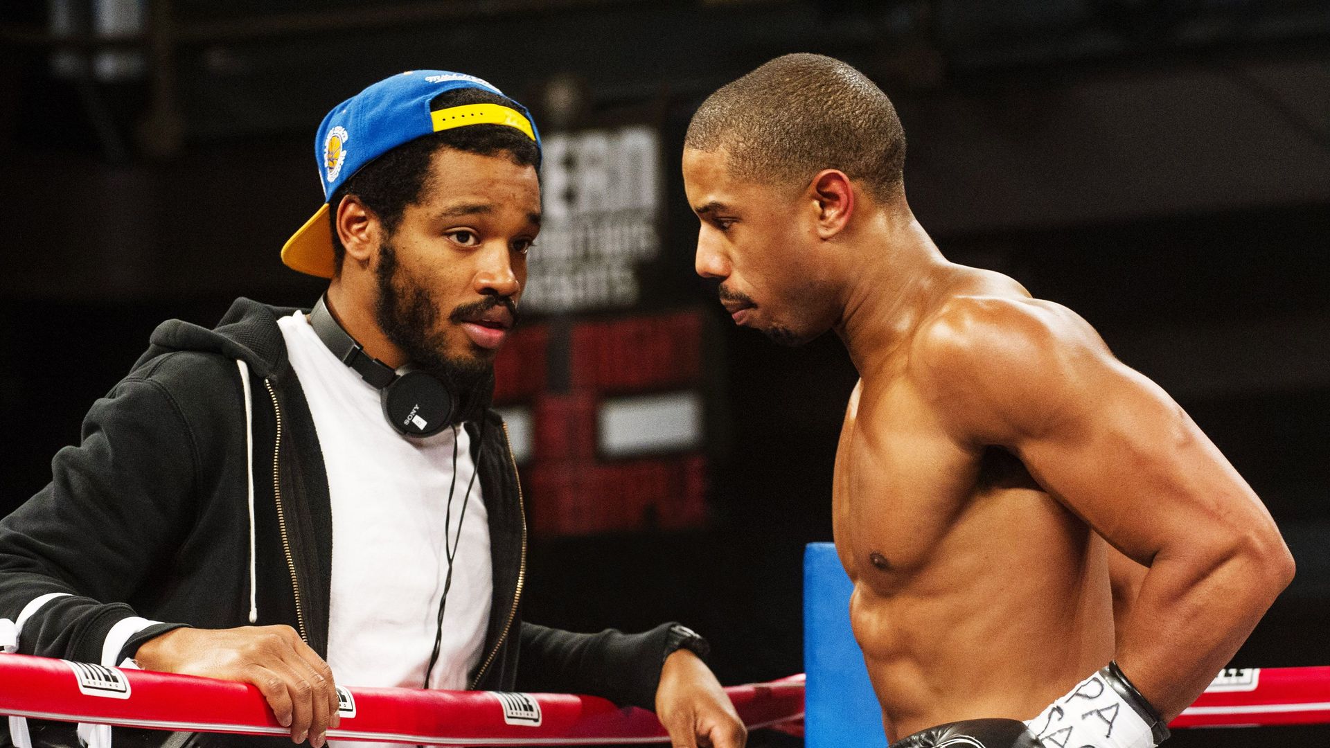 Ryan Coogler and Michael B. Jordan in "Creed."