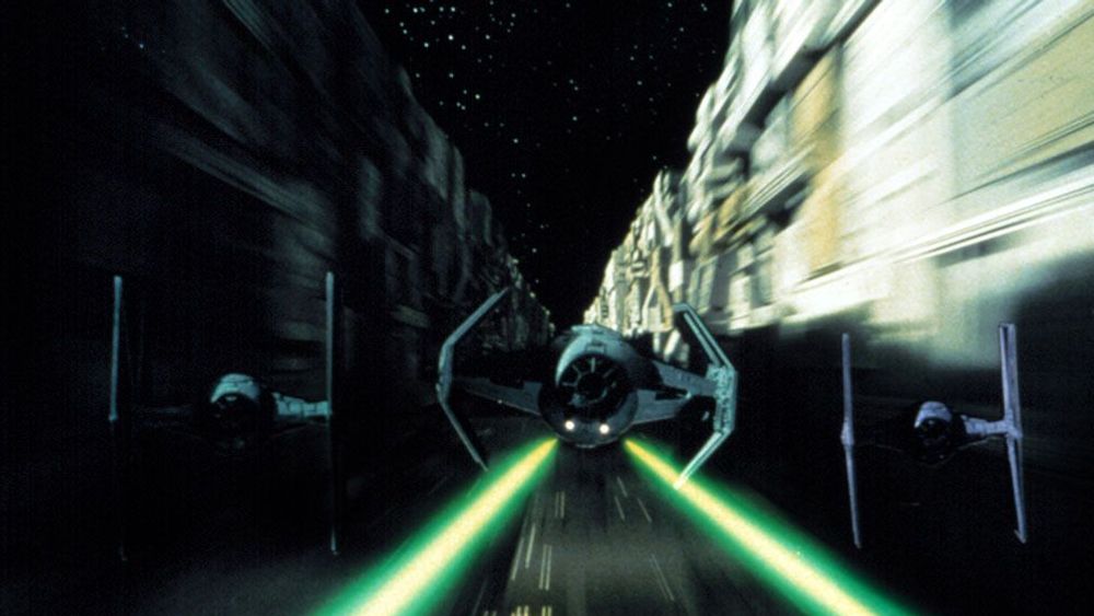 Iconic Movie Themes - A scene from "Star Wars."