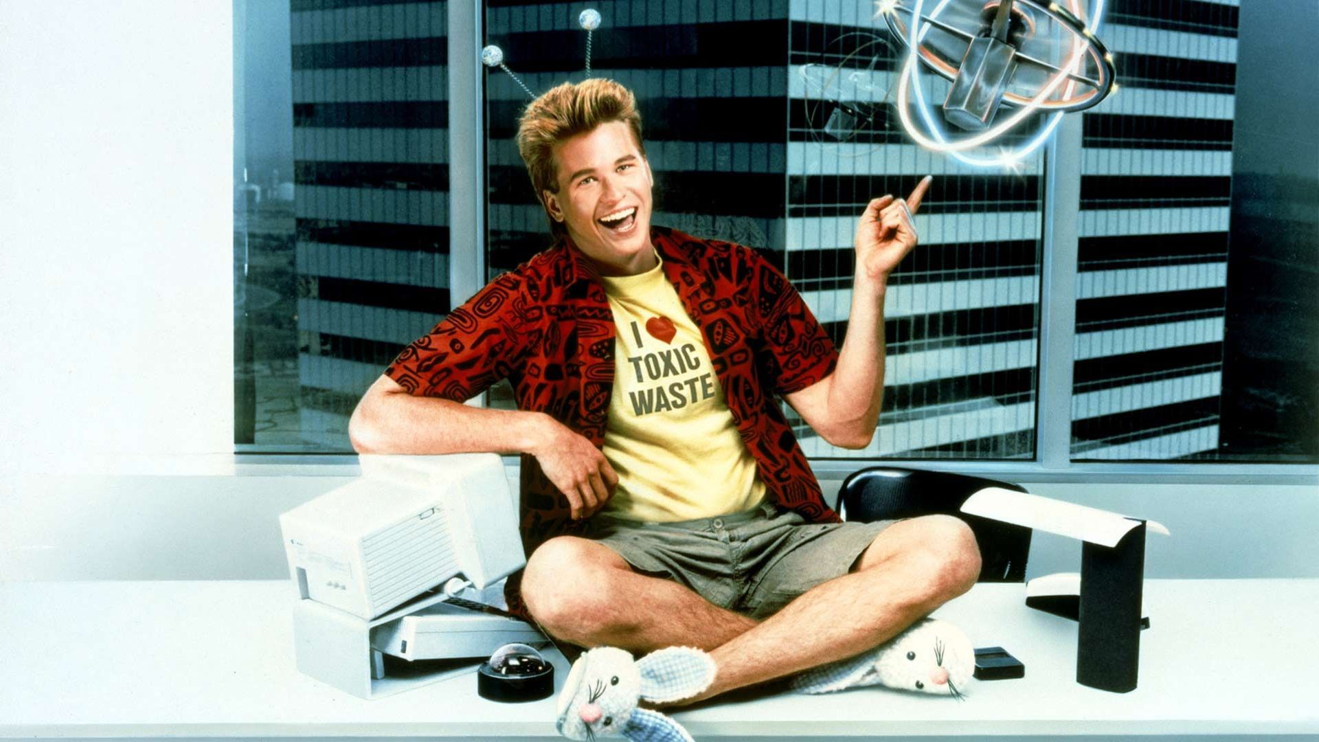 Key art from "Real Genius"