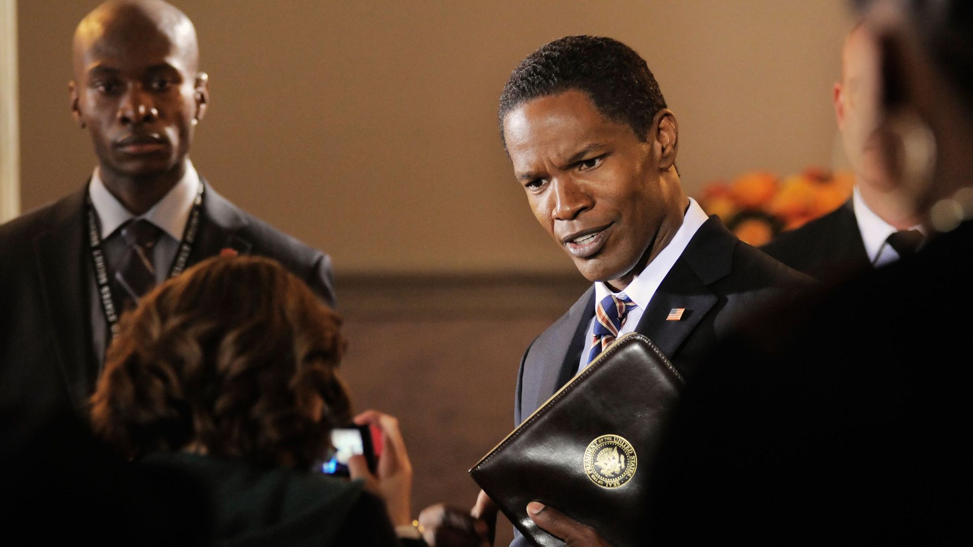 Jamie Foxx in "White House Down."