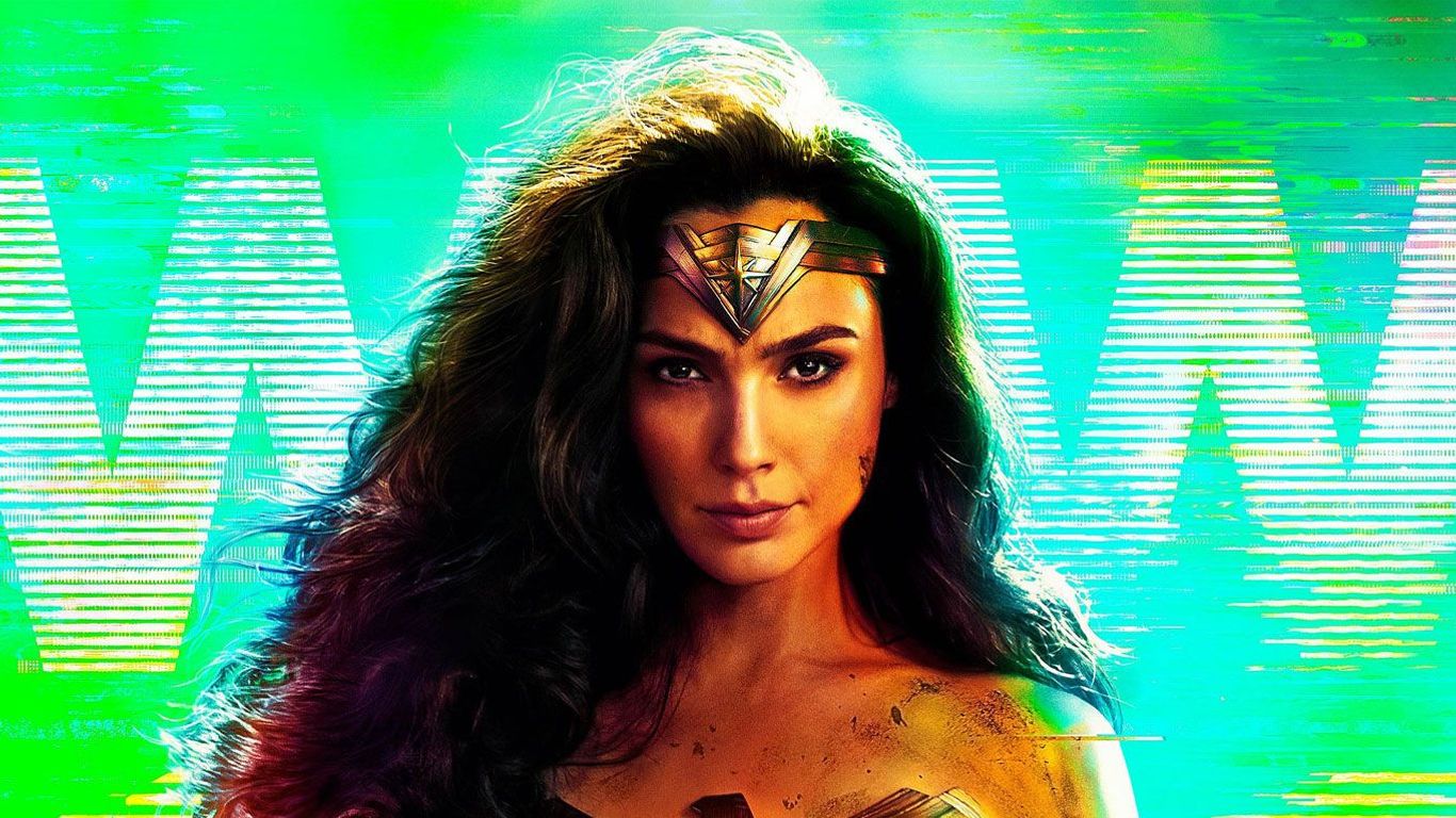 Gal Gadot in key art for "Wonder Woman 1984."