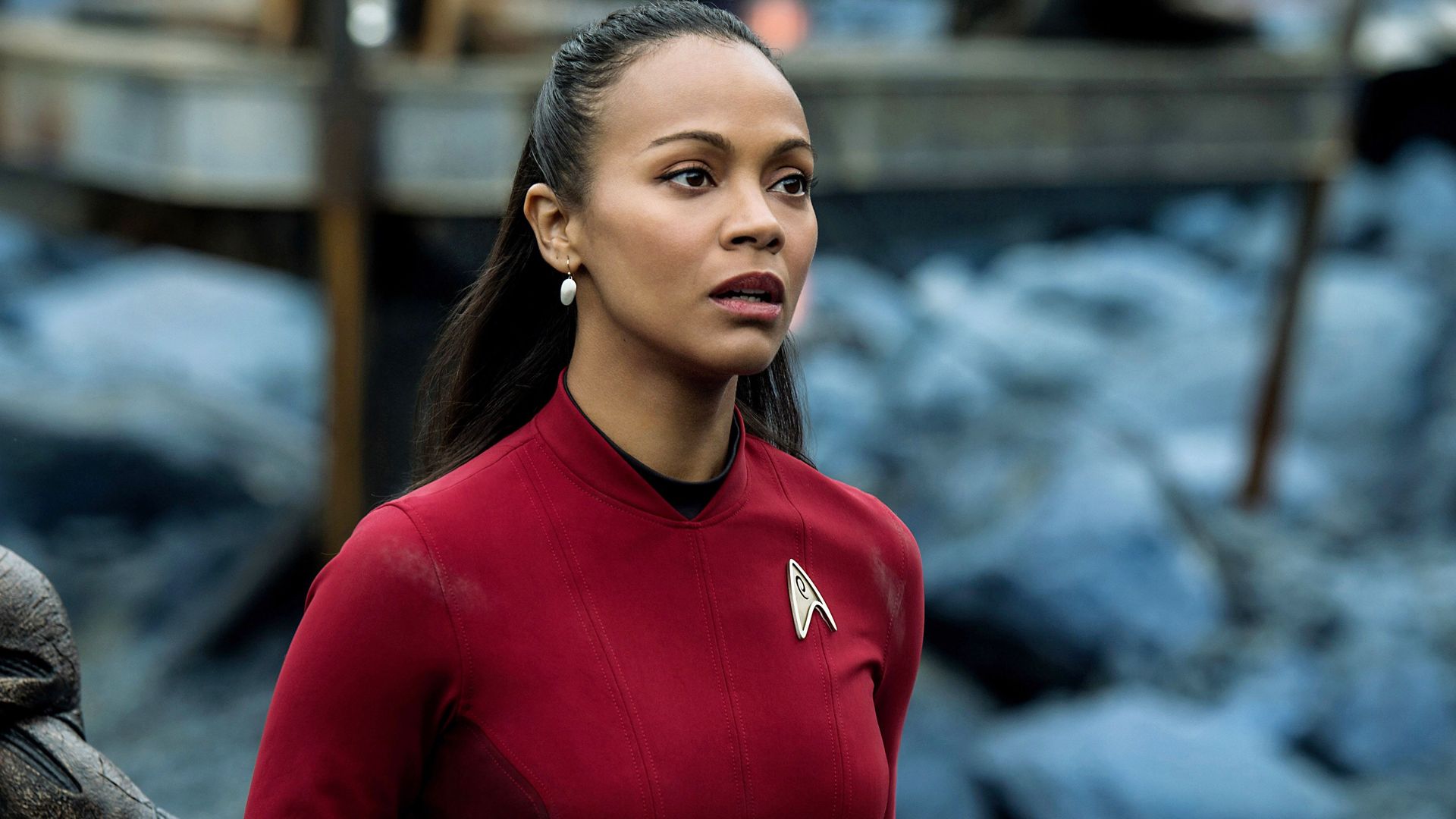 Zoe Saldana in "Star Trek Beyond."